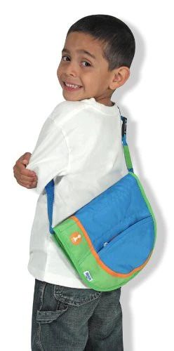 Photo 1 of MELISSA AND DOUG BLUE AND GREEN SADDLE BAG