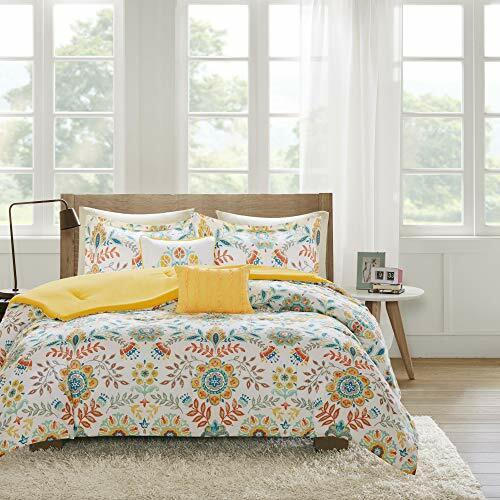 Photo 2 of Intelligent Design ID10-727 Nina Comforter Set Twin XL Multi Twin/Twin X-Large. Polyester - Set includes: 1 comforter, 1 standard sham, 2 decorative pillows - Cover: 100 Percent polyester - Filling: 100Percent polyester - Measurements: 68-by-90-inch comfo