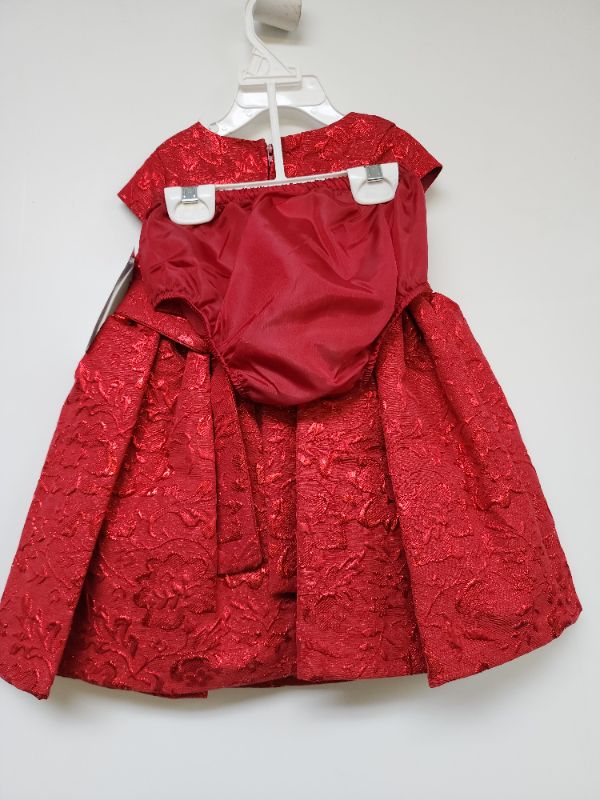 Photo 2 of RARE EDITIONS GIRL 2 PIECE RED DRESS 18M