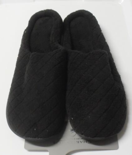 Photo 1 of Size 5-6 CHARTER CLUB Women's Memory Foam Slipper House Shoes. Black S (5-6) NEW