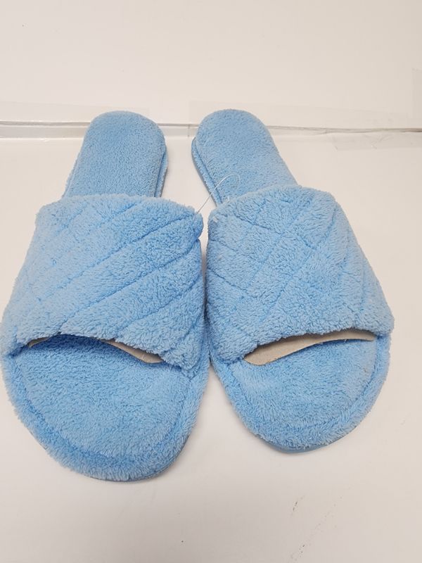 Photo 1 of Size XL 10-11 CHARTER CLUB Women's Memory Foam Slipper House Shoes. Blue XL (10-11) NEW