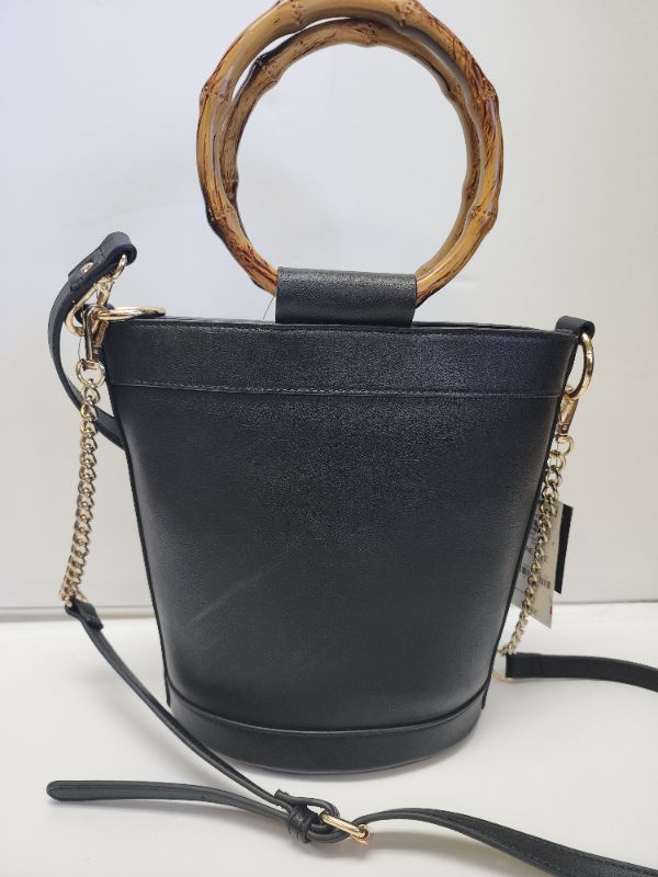 Photo 3 of  INC International Concepts Bamboo Bucket Crossbody Handbag (Please look at the pictures for condition details)