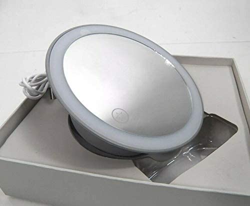 Photo 1 of Macy's Beauty Collection Round Light-up Mirror with Magnetic Base, Grey
