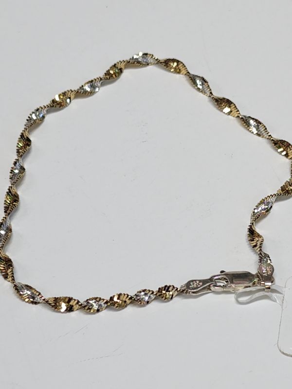 Photo 2 of Giani Bernini Sterling Silver 18k Gold/Sterling Silver Twist Bracelet Made in Italy