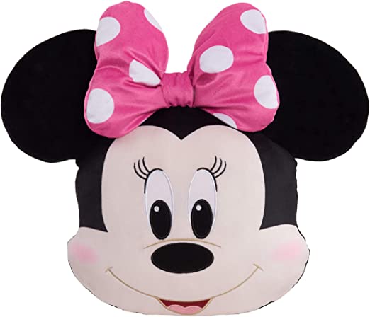 Photo 3 of Disney Store Exclusive Classics Character Heads, Minnie Mouse, 17-Inch Plush, Soft Pillow Buddy Toy for Kids