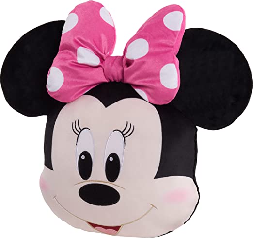 Photo 1 of Disney Store Exclusive Classics Character Heads, Minnie Mouse, 17-Inch Plush, Soft Pillow Buddy Toy for Kids