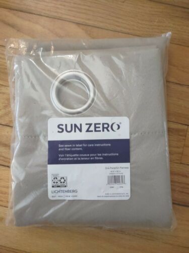 Photo 2 of 1 Panel - Sun Zero - Mariana Stone Blackout Grommet Curtain Panel 40 x 80 in