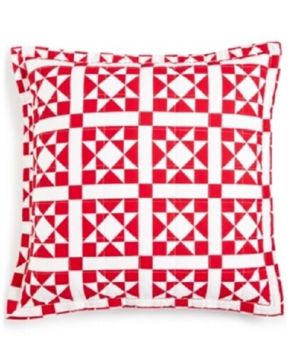 Photo 1 of Calvin Klein Abigail 22" X 22" Decorative Pillow Red/White.