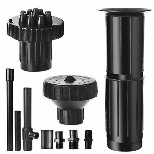 Photo 1 of Fountain Pump Nozzle kit, 8PCS Water Fountain Spray Head Set-Mushroom Water Fountain Spray Heads for Pond Fountain Submersible Pump Pool-L