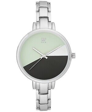 Photo 1 of I.N.C. Men's Matte Olive Green Silver Faux Sub Dials Link bracelet watch 42mm