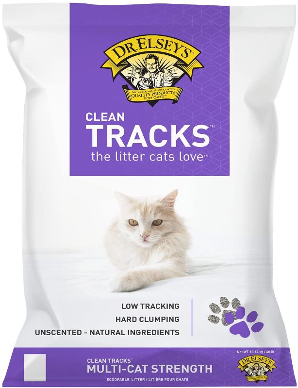 Photo 1 of Clean Tracks Cat Litter, 40 Lb / 18.14 Kg