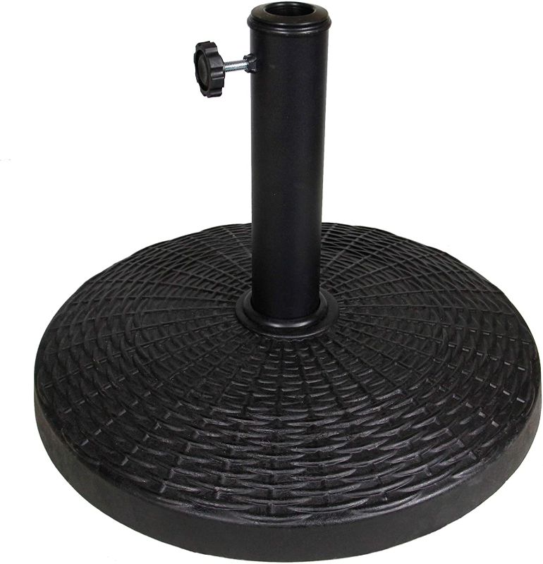 Photo 1 of Blissun 26.5 lbs Heavy Duty Patio Market Umbrella Base Stand (17.5")
