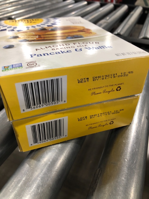 Photo 1 of 2 PACK-Simple Mills Almond Flour Pancake Mix & Waffle Mix, Gluten Free, Made with whole foods, (Packaging May Vary), 10.7 Ounce ( BEST BY 01/19/2022 )
