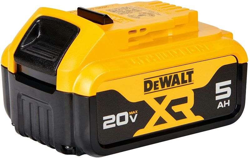 Photo 1 of DEWALT 20V MAX XR Battery, Lithium Ion, 5.0Ah (DCB205)