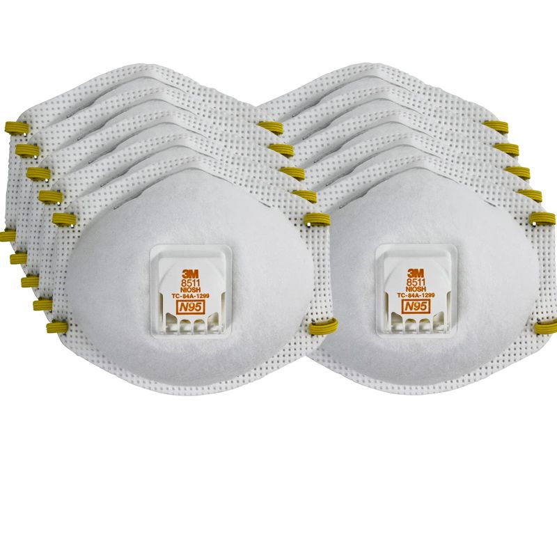 Photo 1 of 3M Particulate Respirators - N95 - 10/pk - 8511
