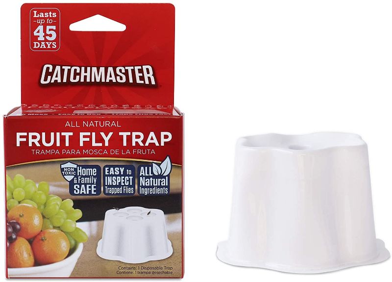 Photo 1 of Catchmaster All Natural Fruit Fly Trap - Pre-Filled - Great for Use in The Kitchen - Pack of 2 Traps
