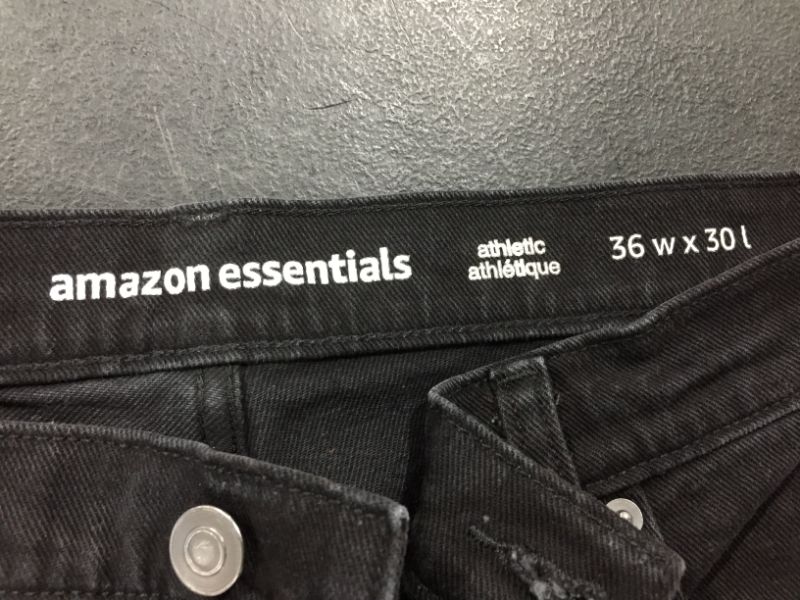 Photo 2 of AMAZON ESSENTIALS BLACK PANTS 