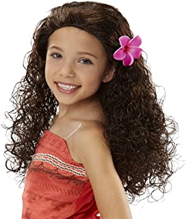 Photo 1 of Disney Moana Wig with Plumeria Flower
