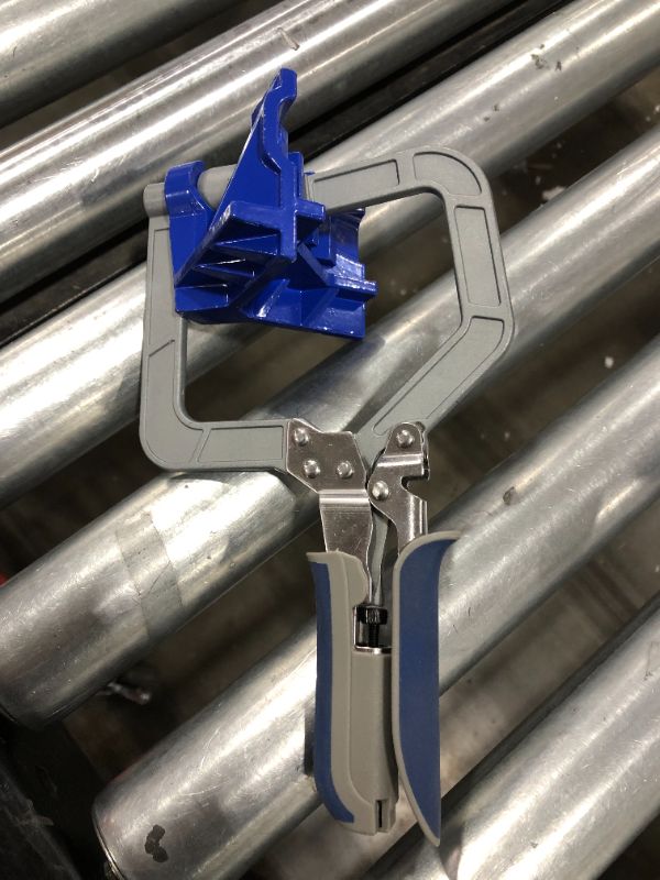 Photo 1 of 90 Degree Corner Clamp Right Angle Clamps Auto-Adjustable Fixed Punch 90 Degree Woodworking Clamp