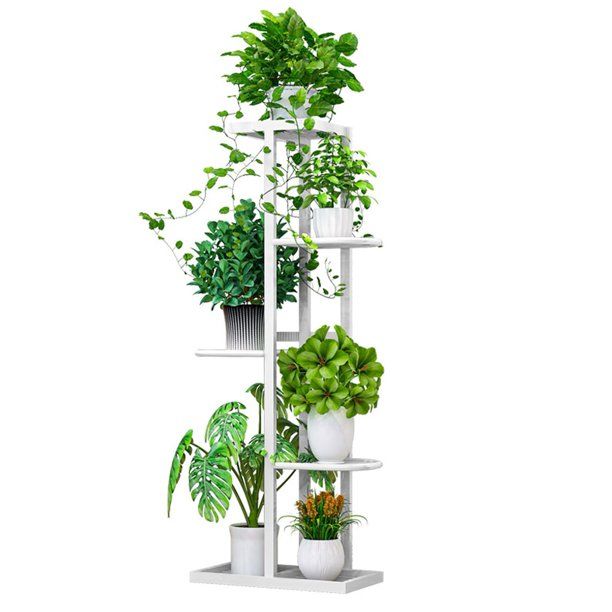 Photo 1 of Fugacal Flower Pot Stand,Flower Display Shelf,Indoor 5-Layer Flower Plant Stand Pots Display Shelf Rack Holder for Garden Balcony Decoration