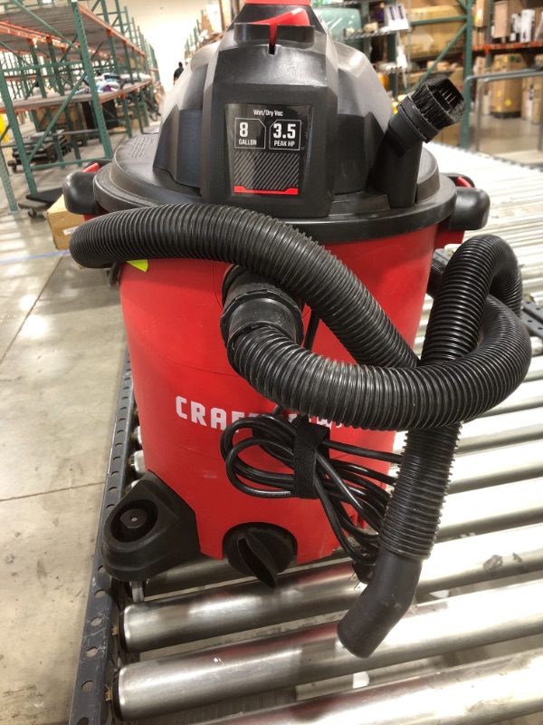 Photo 2 of CRAFTSMAN 8-Gallon Corded Portable Wet/Dry Shop Vacuum