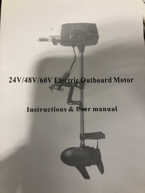 Photo 1 of 48V Boat engine outboard boat motor water cooled Engine boat motor electric outboard outboard engine