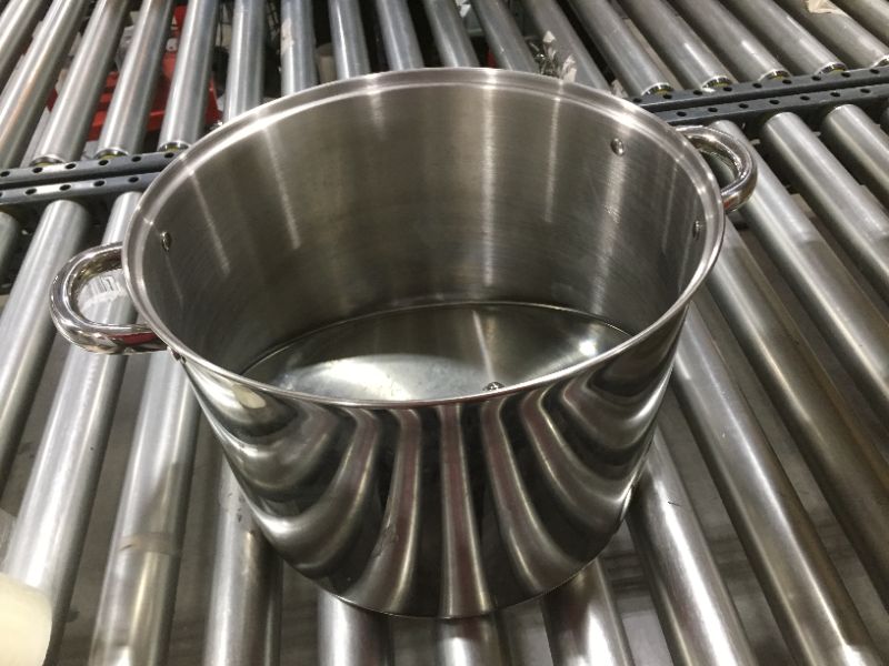 Photo 3 of 16 qt. Stainless Steel Stock Pot with Glass Lid