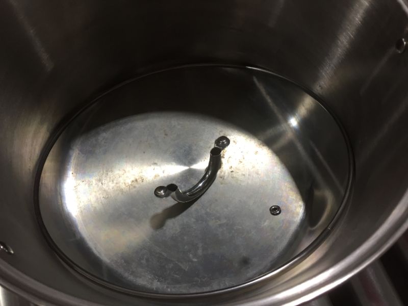 Photo 2 of 16 qt. Stainless Steel Stock Pot with Glass Lid