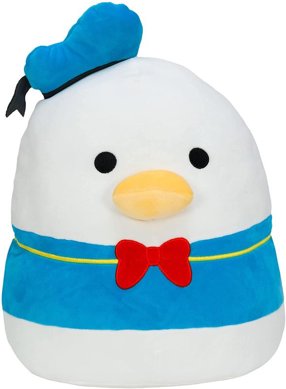 Photo 1 of Squishmallows Official Kellytoy Plush 14" Donald Duck - Disney Ultrasoft Stuffed Animal Plush Toy
