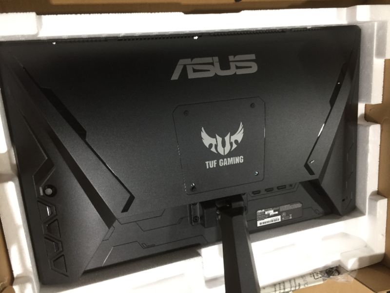 Photo 4 of ASUS TUF Gaming 23.8” 1080P Monitor (VG247Q1A) - Full HD, 165Hz (Supports 144Hz), 1ms, Extreme Low Motion Blur, Adaptive-sync, FreeSync Premium, Shadow Boost, Speakers, Eye Care, HDMI, DisplayPort
