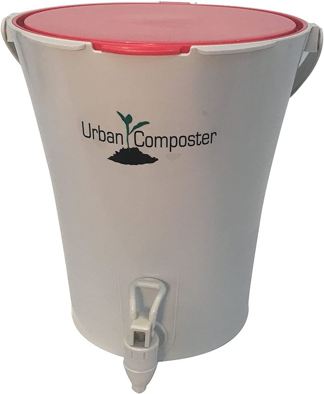 Photo 1 of Exaco UCsmall-R Urban Composter, 2.1 Gal, Red
