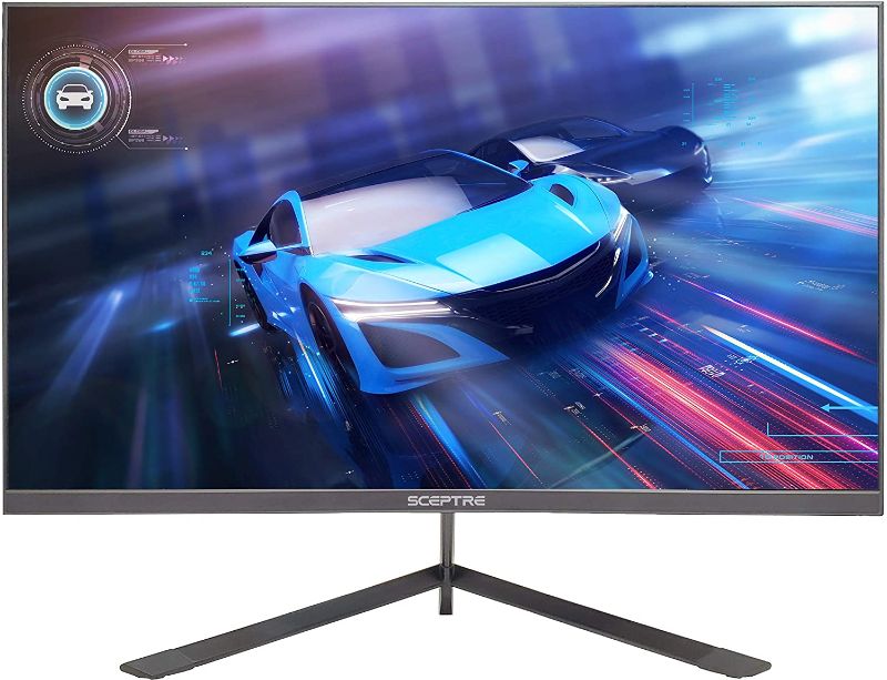 Photo 1 of Sceptre IPS 24" LED Gaming Monitor 1ms HDMI DisplayPort up to 165Hz AMD FreeSync Premium Build-in Speakers, Edgeless Machine Black 2021 