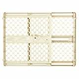 Photo 1 of Toddleroo by North States 42” Supergate Ergo Baby Gate Great for doorways or stairways, Includes Wall Cups for Extra Holding Power, Pressure or Hardware Mount, 26” - 42” Wide, 26" Tall, Ivory
