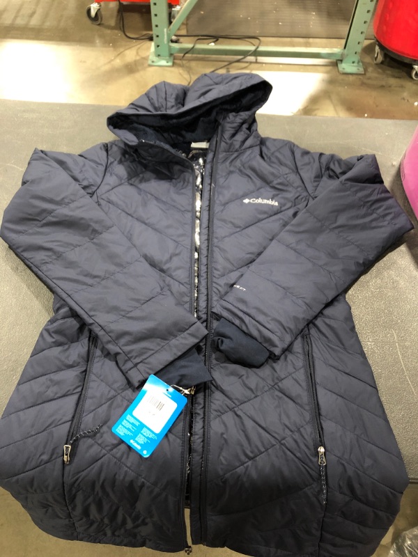 Photo 2 of Columbia Womens Heavenly Long Hooded Jacket- SMALL
