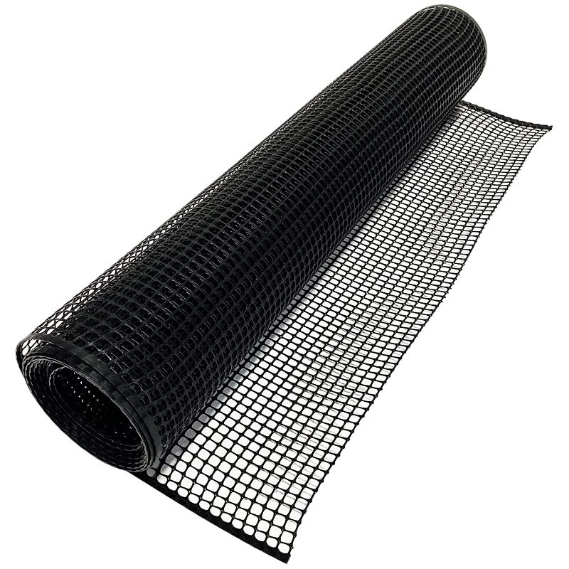 Photo 1 of Cardinal Gates Heavy-Duty Outdoor Deck Netting, Black, 15', Safety Net and Deck Netting for Pets and Children
