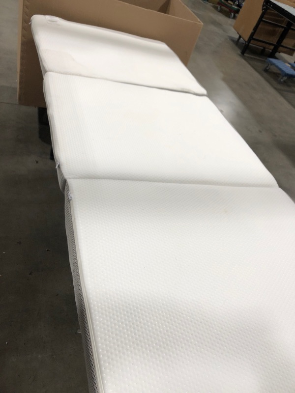 Photo 1 of Continental Sleep, Folding Mattress, 3-Inch Memory Foam Portable Tri-fold Mattress, Twin
