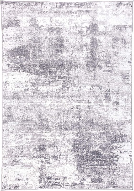 Photo 1 of  Abstract Area Rug 7'10" x 10' Gray
