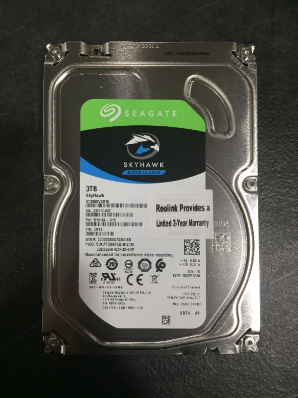 Photo 2 of 3TB Seagate Skyhawk,
