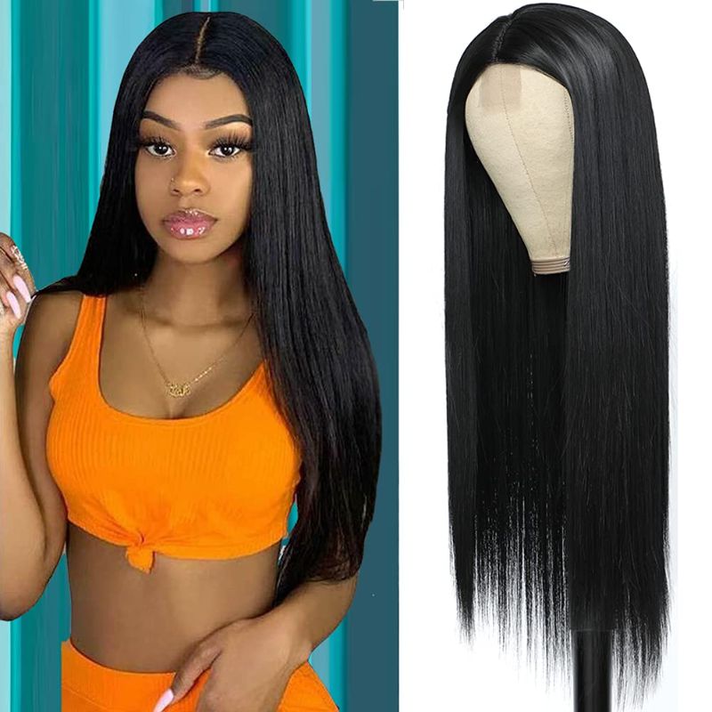 Photo 1 of  Women Glueless Straight Wig
