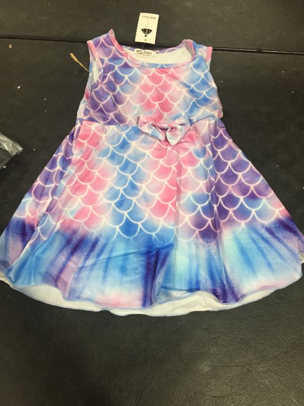 Photo 1 of girls mermaid style dress size 120 5T-6T