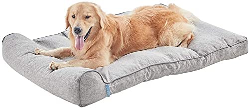 Photo 1 of BDEUS 50 x 36 x 6.5In Orthopedic Dog Beds for Large Dogs Clearance Super Thick & Comfortable Pet Bed with Pillow, Washable Cover and Anti-Slip Bottom
