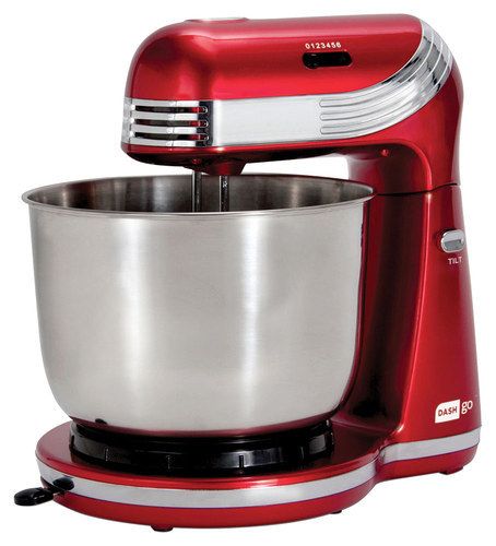 Photo 1 of DASH - Go Tilt-Head Stand Mixer - Red
