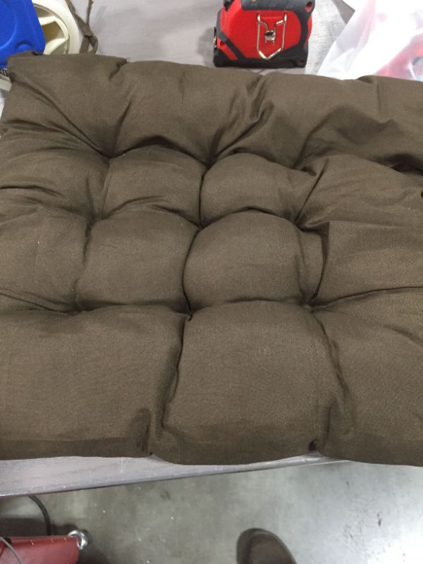 Photo 1 of 12*12in Brown Square Couch Pillow