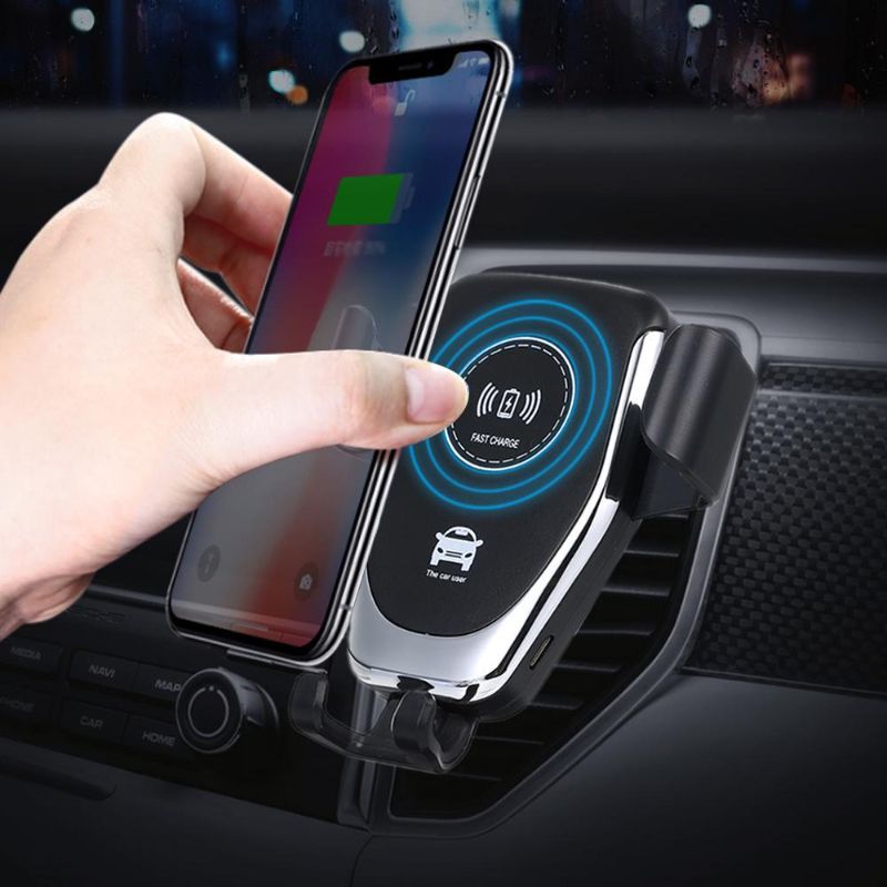 Photo 1 of  2 pack-10W QI Wireless Fast Charger Car Mount Holder Stand For iPhone X XS Samsung S9
