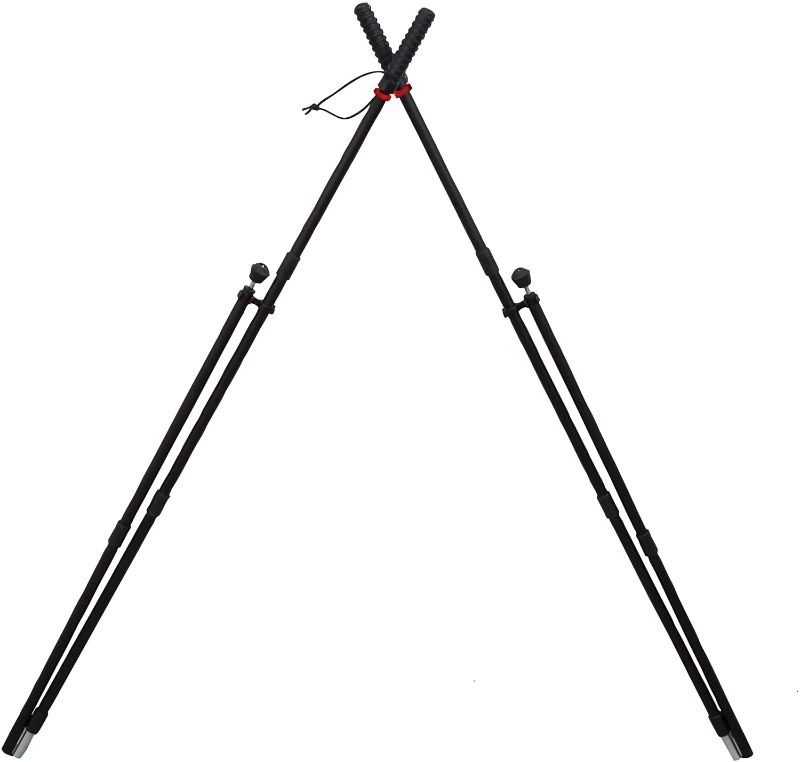 Photo 1 of BOG Standing Model Dead Silent Shooting Sticks, Black , Maximum Height: 72"
