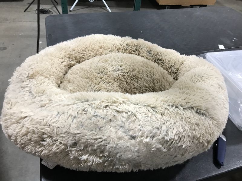 Photo 2 of Best Friends by Sheri The Original Calming Donut Cat and Dog Bed in Shag or Lux Fur, Machine Washable, High Bolster, Multiple Sizes S-XL
