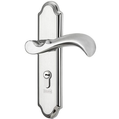 Photo 1 of European-style 304 stainless steel indoor door lock handle