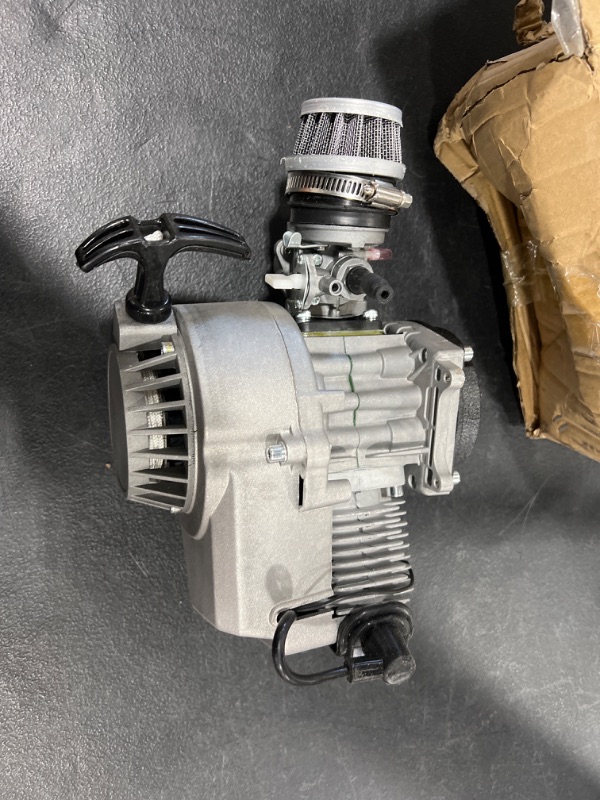 Photo 1 of 49CC 2 Stroke Engine Motor?2 Stroke Engine Motor Air Filter with Gear Box for 49cc Mini Pocket Bike Gas G-Scooter ATV Quad Bicycle Dirt Pit Bikes
