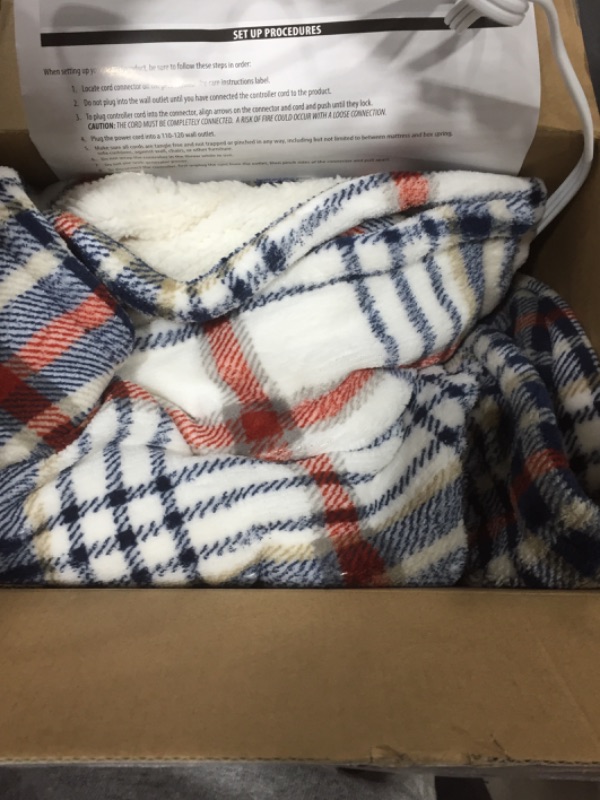 Photo 3 of C2 Eddie Bauer WiFi Smart Heated Electric Throw Blanket - Reversible Sherpa Plus
