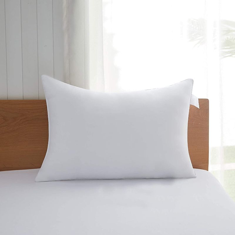 Photo 1 of Acanva Bed Pillow Insert for Sleeping 1 Pack with Luxury Hotel Quality, Super Plush  Queen (20 in x 30 in), White